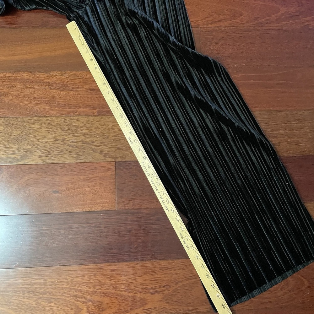 Sabina Musayev x Madewell Lotem‎ Wide Leg Pleated Cocktail Pants Black S NWT B23 - Picture 11 of 12